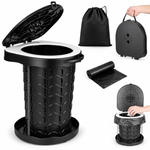 KORVORIA Toilette Portable Pliable