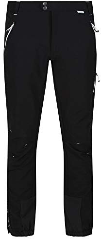 Regatta Mountain Winter - Pantaloni da Trekking, in Tessuto avanzato e Idrorepellente, con Elastico in Vita e Tasche con Cerniera Trousers, Uomo