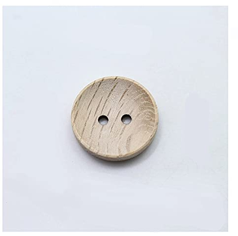 20 st träknappar runda 4 hål dekorativa knappar för hantverk scrapbooking eller sömnad och gör-det-själv-hantverk (Q1 trä, 15 mm)