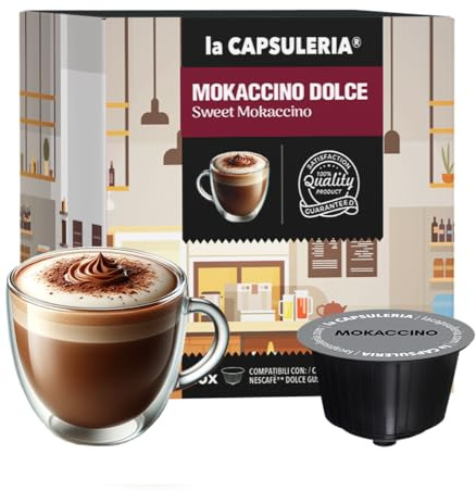 La Capsuleria - MOKACCINO (96 Kapslar) kompatibel med Nescafé Dolce Gusto