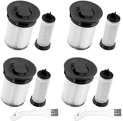 4 Stück Filter für Miele TriFlex HX1 Akku Staubsauger, Staubsaugerfilter Feinstaubfilter Zubehör Waschbarer Staubsauger Filter für Miele TriFlex HX1 Staubsauger A kkusauger Vacuum Cleaner