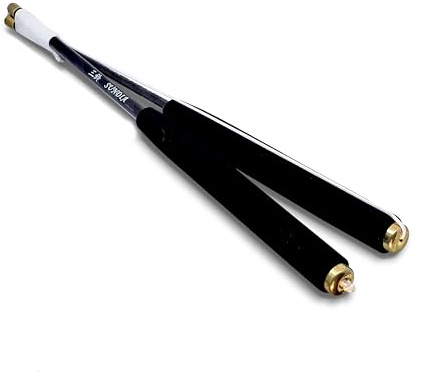 SUNDIA Carbon Diabolo Sticks - Lightweight, Professional Precision, High Flexibility, Hidden String Knot Design, High Performance - Beginners to Pros, Juggling Chinese Yoyo Sticks - Black (12.6)