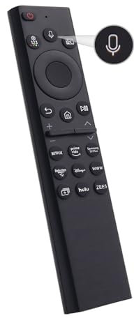 Replacement Samsung TV Remote Control for Samsung LCD LED HD UHD QLED Smart TV with Voice Buttons