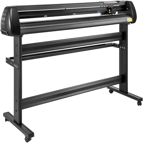 VEVOR Taglierina del vinile 53Inch Taglierina manuale del plotter della stampante del vinile con il supporto del pavimento Plotter del vinile Velocità di forza regolabile