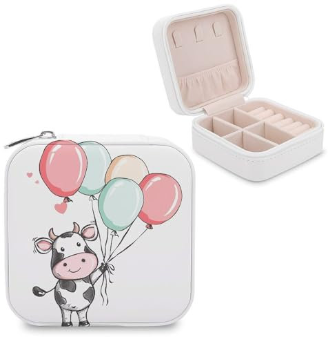 GHEPSDW Boîte à bijoux en forme de ballon et de vache