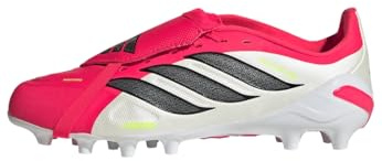 adidas Unisex niños Predator League Fold-Over Tongue Artificial Ground Football Boots Kids, Lucid Red/Core Black/FTWR White, 37 1/3 EU