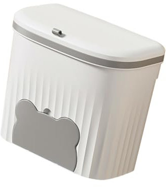 Poubelle murale à compost de cuisine avec couvercle pour poubelle sous les armoires, accès facile