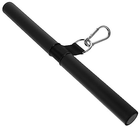 EXAOMBLE 1 Pezzo Asta Di Tiro a Tubo Dritto Gestione Della Palestra Per Barra Di Sollevamento Barra Del Tricipite Cavo Ginnico Regolabile Allenamento Della Acciaio Nero