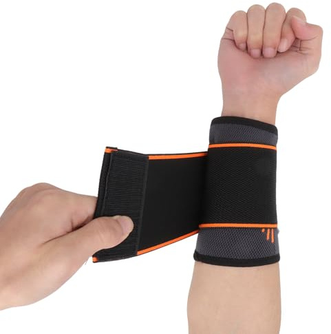GZRXIOUS Fascia Polso Elastici e Regolabile, Supporto e Protezione Polso, Wrist Wrap per Sollievo dal Dolore, Tennis, Sport, Sportivo, Tendinite, Lavoro e Uso Quotidiano