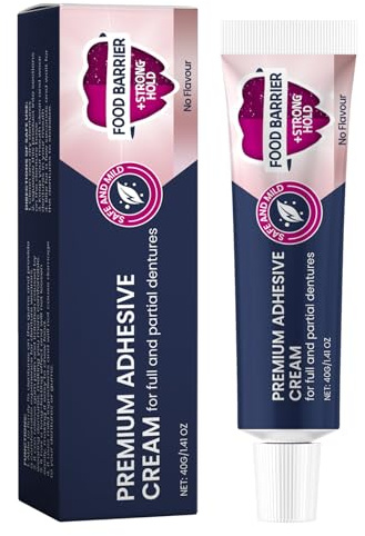 Thermoplastic Denture Adhesive,Extra Strong Hold Up to 4 Days, Comfortable Refit, Long Lasting, Acts as Soft Reliner