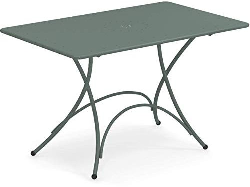 Emu Pigalle Tavolo Rettangolare Pieghevole cm. 118x76 Articolo 903 Colore Verde Scuro 75