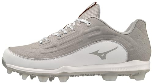 Mizuno Ambition 3 Low TPU, Tacos de béisbol Hombre, Blanco Opulento Jardín, 44.5 EU