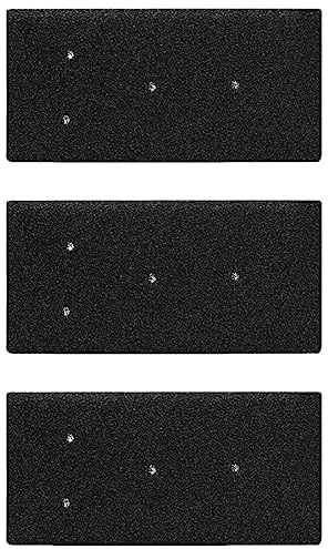 3 Pièces Filtres Mousse pour Seche Linge Pompe à Chaleur Sèche-Linge Bauknecht Privileg Whirlpool HX 481010716911, Sèche-Linge à Pompe à Chaleur, Filtre éponge, Séchoir à Condensation
