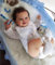 Binxing Yts 60cm Bebe Reborn Garcon Réaliste Poupée Reborn Souple Silicone Vinyle Lifelike Mignon Nouveau-né Baby Dolls Garçon Fille Jouets
