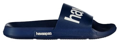 Havaianas HAV. Slide Classic Logomania Black Flip Flops Mens Black/Black 8-9 UK