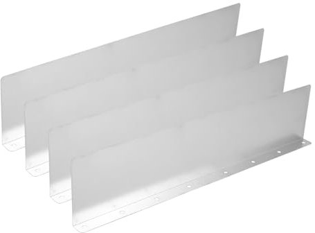 UKCOCO Lot De 4 Clips De Protection Anti-Éclaboussures Pour Gouttières Clips Pour Éclairage Déviateur De Pluie Crochet Pour Gouttière De Toiture Protection Anti-Débordement