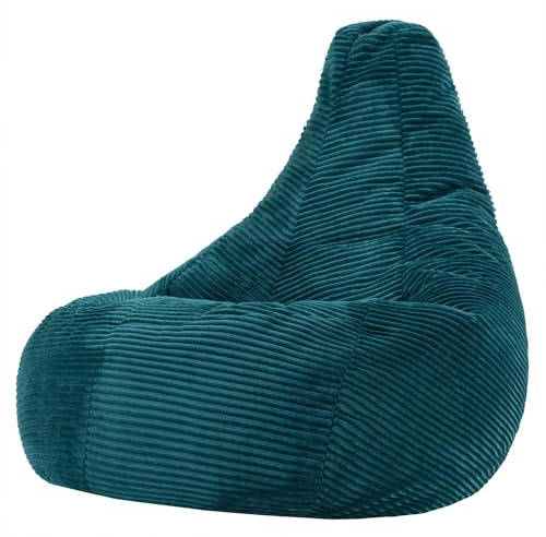 icon Dalton Large Cord Bean Bag with Filling Included, Teal
