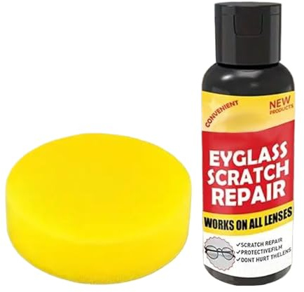 Kit Para Reparar Arañazos En Gafas | Kit de 100g de Limpiadora y Eliminadora de Rayaduras - Recubrimiento Protector para Suministros de Limpieza | Para Uso Diario en Gafas de Sol Teléfonos