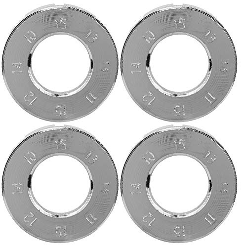 Fyearfly Lot de 4 clés à rayons de vélo, 8 emplacements pour un réglage précis de la roue, acier chromé molybdène durable, accessoire de vélo essentiel pour les promenades en douceur