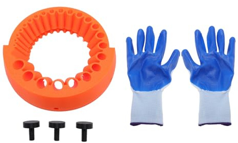 FTVOGUE Afilador de Brocas, Accesorio de Pulido de Brocas Eléctricas para de 2 a 13 Mm con Guía de Afilado de Precisión para Amoladora Angular de 125 Mm
