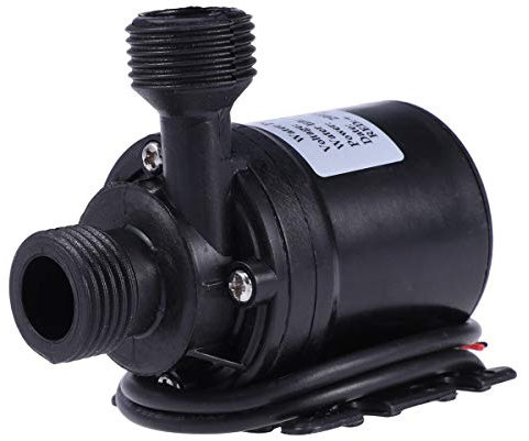 UEETEK DC 12V Brushless Submersible Water Pump 800L/H 5M for Fountain Pool Solar Circulation System Water Circulation System