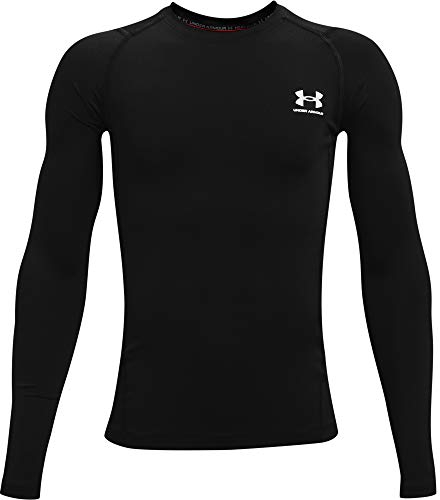 Under Armour HeatGear Langarmshirt Kids schwarz, YSM 125-135 Kinder