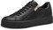 MARCO TOZZI Damen Sneaker flach mit Glitzersohle mit Reißverschluss, Schwarz (Black Comb), 36 EU
