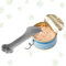 WLLHYF Cat Wet Food Spoon, Plastic Small Short Cute Cat Paw Shape Spoon, Pet Dog Canned Jars Spatulas Animal Feeding Tool Easy Clean Scraper Manual Can Opener(Gray)