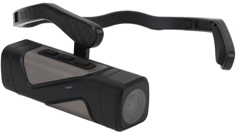 Bewinner Caméscope Vidéo 4K UHD 60FPS – Caméra Vlog Anti-Choc avec WiFi, Caméra Mains Libres Montable sur Tête