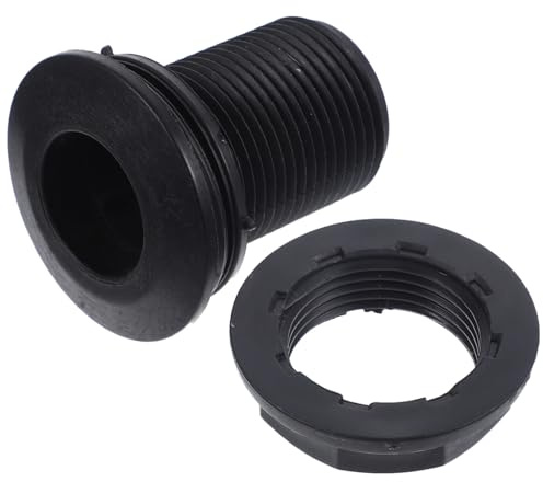 Ipetboom 1Paquete Conector de Mamparo para Jardín y Acuarios Accesorio de PVC para de Agua y Estanques Instalación y Duradera