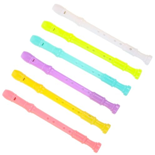 ULTECHNOVO 6 pièces Lot de Stylos Gel à Pointe Fine Design Flûte à Bec Créative Encre Gel Lisse Cadeaux Scolaires et Fournitures de Fête