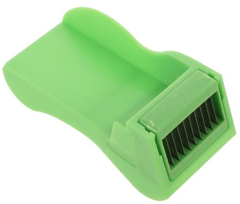 Hemobllo Cortadora de Judías Verdes Multifuncional Verde, Rallador y Trituradora de Verduras Seguro y Ligero para Cocina Doméstica, Protector de Corte, Fácil Limpieza y Uso Rápido