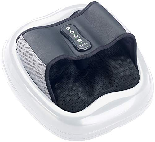 newgen medicals Elektrische Massagegerät: Shiatsu-Fußmassagegerät, Wärme- & Akupunkturfunktion, 3D-Luftmassage (Fußmassagegerät elektrisch, Massage elektrisch, Beheizbare Socken)