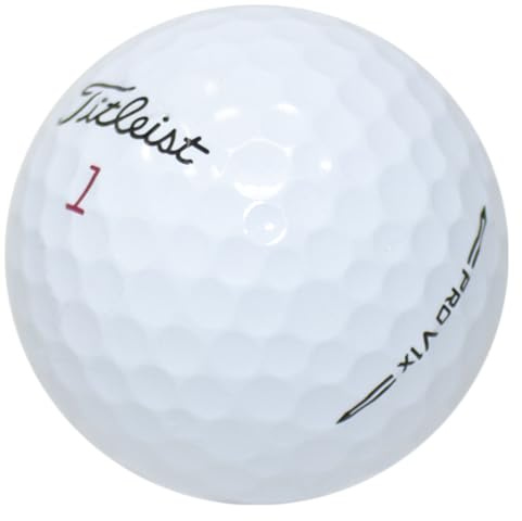 LostGolfBalls - 12 Titleist Pro V1x Golf Balls in Mint Condition, 2023 Year Model, No Logos, No Player Markings, Refinished Used Golf Balls, Quality Guaranteed, White