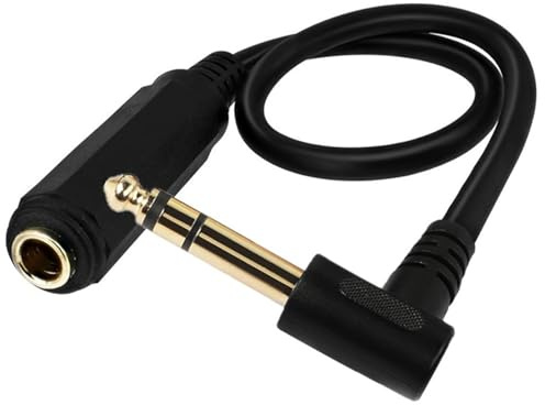Hkfgdjdl Cavo di prolunga audio stereo da 6,5 mm maschio a femmina 6,3 per audio professionale