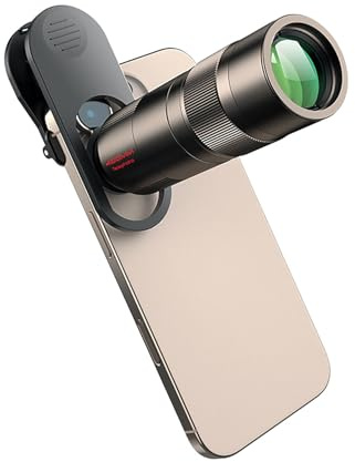 COSULAN 400-mm-Teleobjektiv für iPhone, Android-Handy-Kamera, HD-Handy-Teleskopobjektiv mit Universalclip, für Multi-Szenen-Fotografie wie Wildtiere, Sport, Konzerte, Blumen usw.
