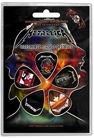 Metallica Pack of 5 Plectrums (Ro)
