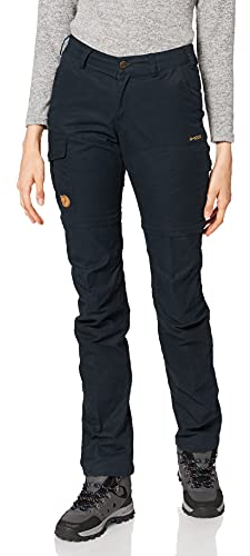 Fjällräven Damen Karla Pro Zip-Off Hose, Dark Navy, 40