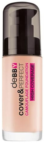 DEBBY COVER & PERFECT CAMOUFLAGE FOUNDATION NUDE ROSE 01
