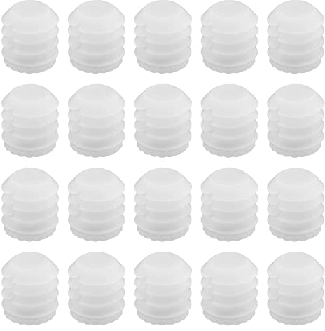 VGOL 100 Stück M4 X 10mm Scharnierdübel Kunststoff-Dehndübel 3mm Weiß Scharnierdübeleinsätze Zubehör Ersatzteil für Schrank 8,8 X 10 Mm