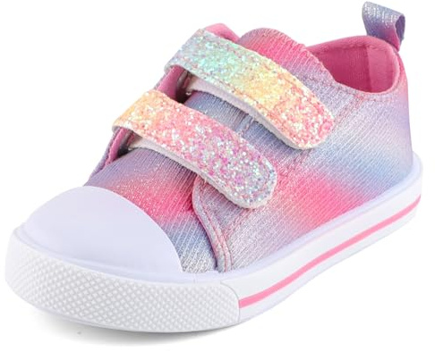 Cheerful Mario 1-5 Año Bebe Niña Zapatos de Lona Zapatillas Casual Deporttivas Patrones Lindos Suaves y Transpirables