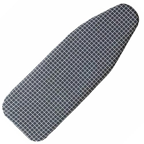 Voarge Ironing Board Padded Cover,Cotton Ironing Board Cover with Thick Felt Resists Scorching and Staining,Ironing Board Covers 130 x 48cm,Multicolour, Blue Plaid