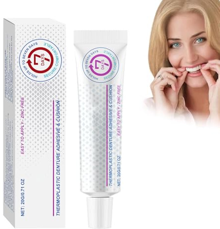 Denture Silicone Reline Kit, Thermoplastic Denture Adhesive, Adhesive for Teeth Denture (1pc)