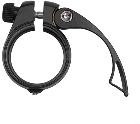 38Mm Bike Seatpost Clamp Quick Release Aluminum Seat Post Tube Clamp Lightweight Antislip For Folding Bikes And Road Mountain Cycling Frames Easy Installation For Secure Saddle Adjustment