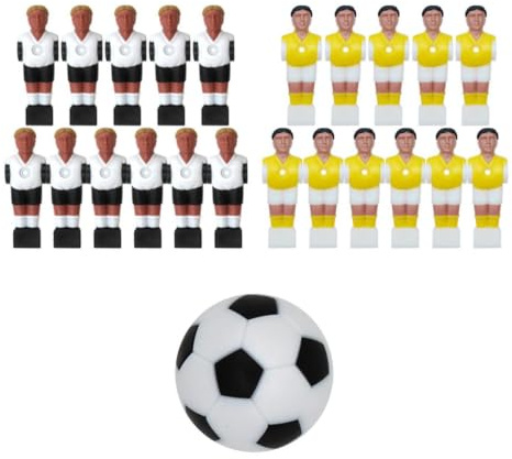 Set di calciatori da tavolo, set di uomini di calcio | Tabella della resina Guys Soccer Player Figure | Kit di figure di da calcio per fan, adulti, ragazzi, fidanzati