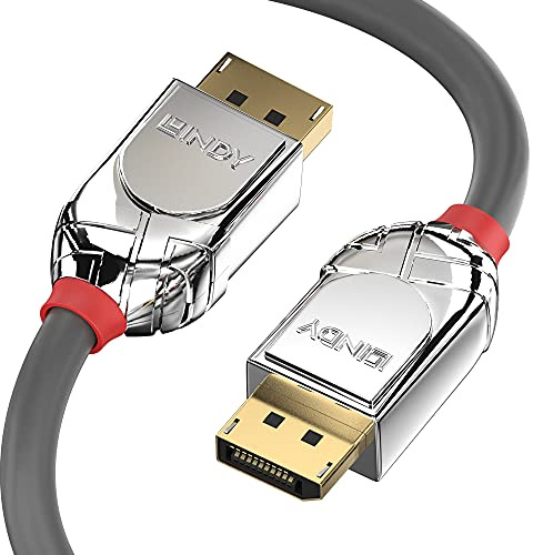 LINDY 2m Cromo® DisplayPort Kabel, anthrazit