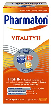 Pharmaton Advance Multivitamin and Mineral Capsules - Contains Selenium which contributes to the normal function of the immune system - 100 Easy to Swallow Capsules