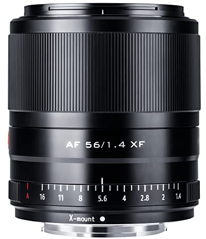 VILTROX 56mm F1.4 X Autofokus APS-C Porträt Prime Objektiv für Fuji Fujifilm X Mount Kamera X-T2 X-T3 X-T4 X-T20 X-T30 X-T200 X-A7 X-A10 X-A20 X-E3 X-H1 X-M1 X-PRO1 X-PRO2 X- PRO3 X-S10