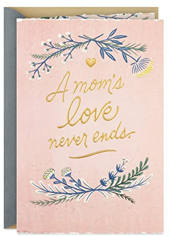 Hallmark Sympathy Card for Loss of Mom (A Mom's Love Never Ends)
