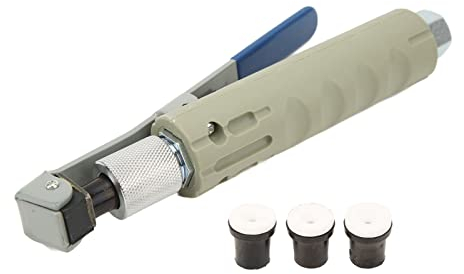 KIMISS Abrasive Blaster Sandblaster, Sand Nozzle Head with 3 Ceramic Tips Remove Stain Rust Grime for Multiple Media